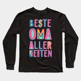 Beste Oma aller Zeiten Geschenk Long Sleeve T-Shirt